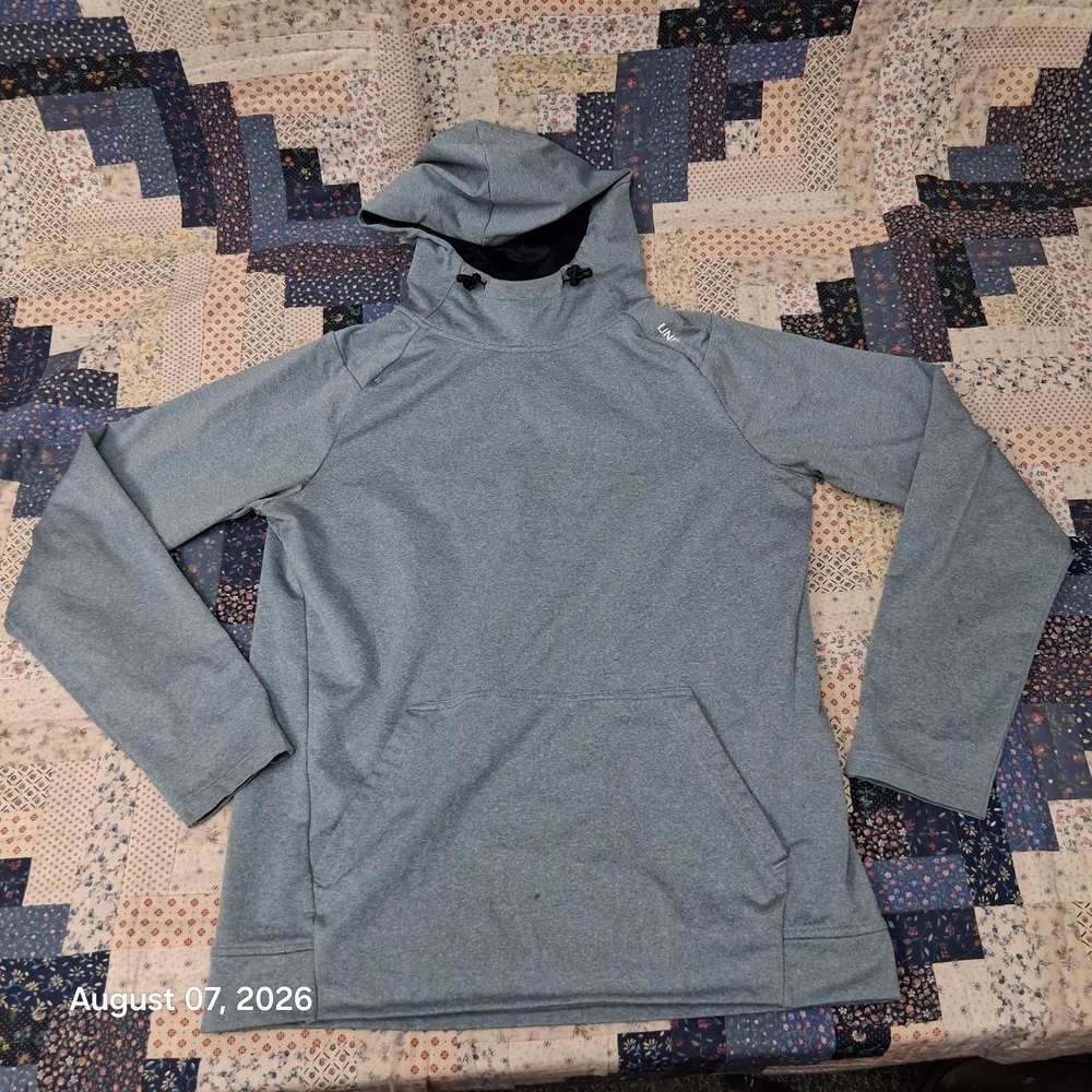 UNRL Crossover Hoodie II Mens M Blue Performance Stretch Athletic Golf Pullover